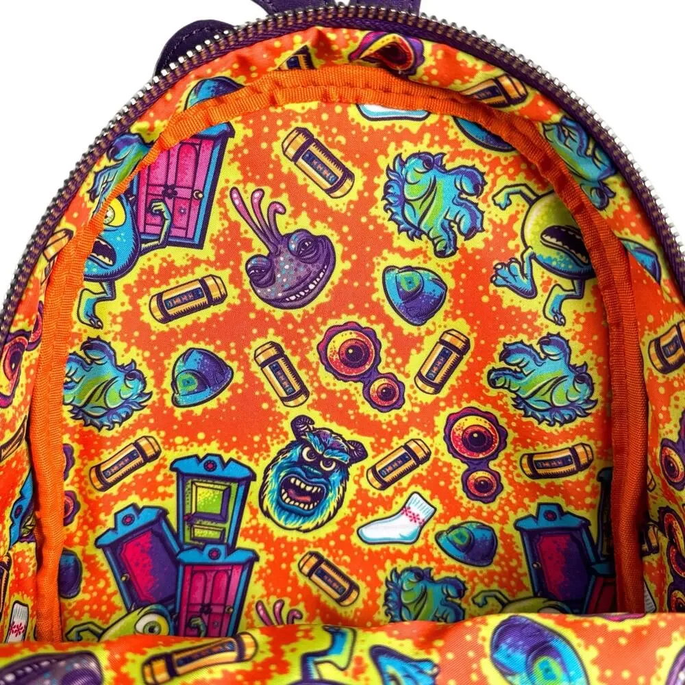 Loungefly Monsters Inc Randall Boggs Cosplay Mini Backpack NWT